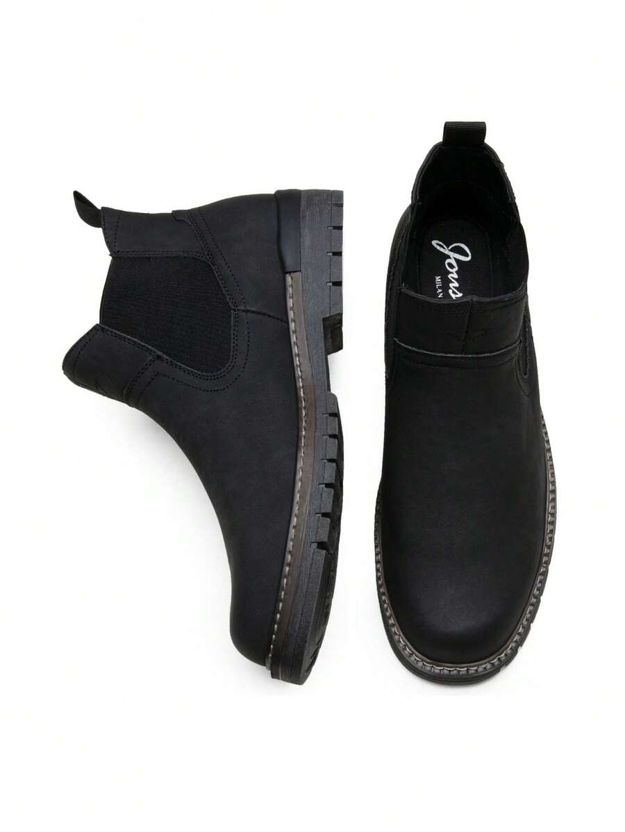 Men's Smart Leather Ankle Boots