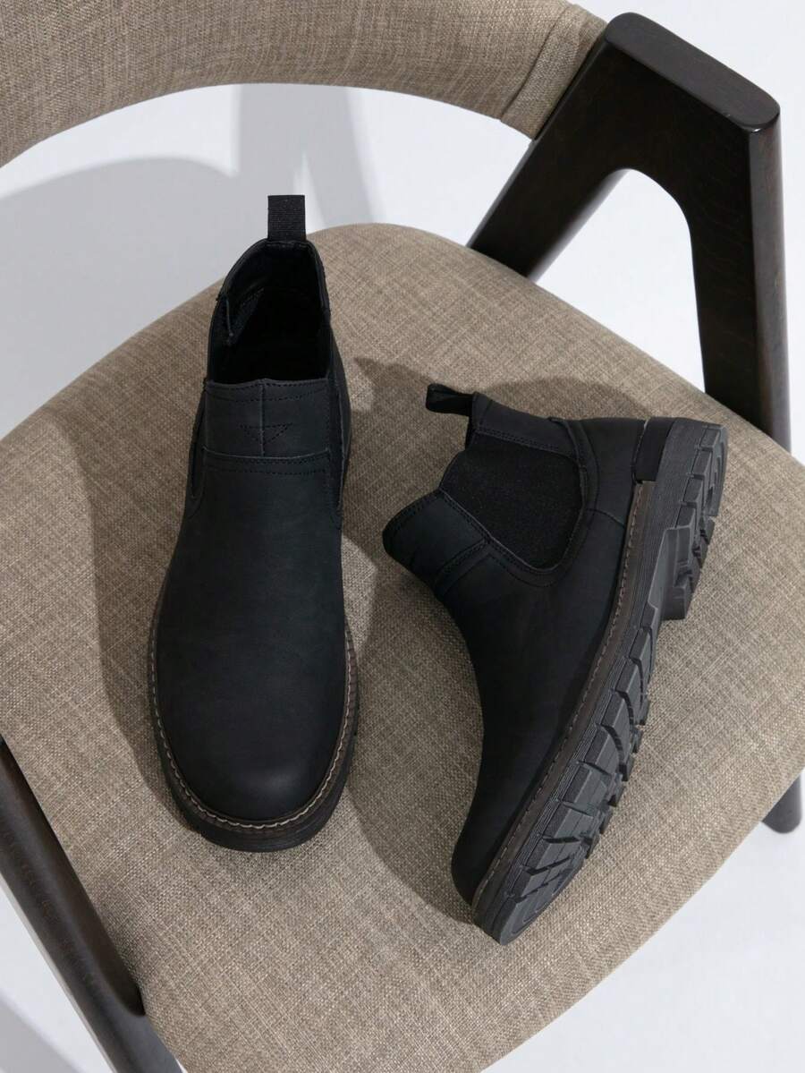 Men's Smart Leather Ankle Boots