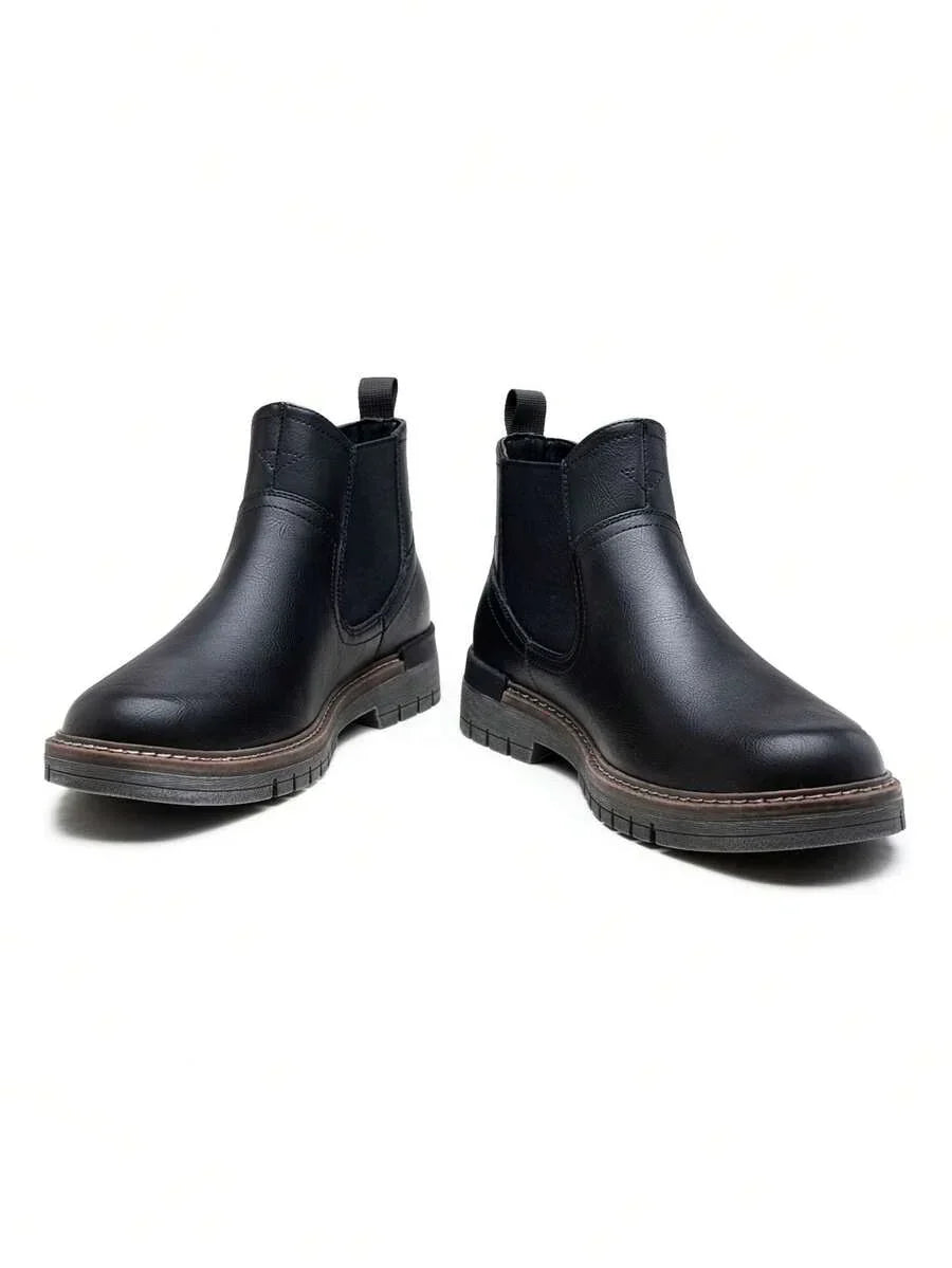 Men's Smart Leather Ankle Boots