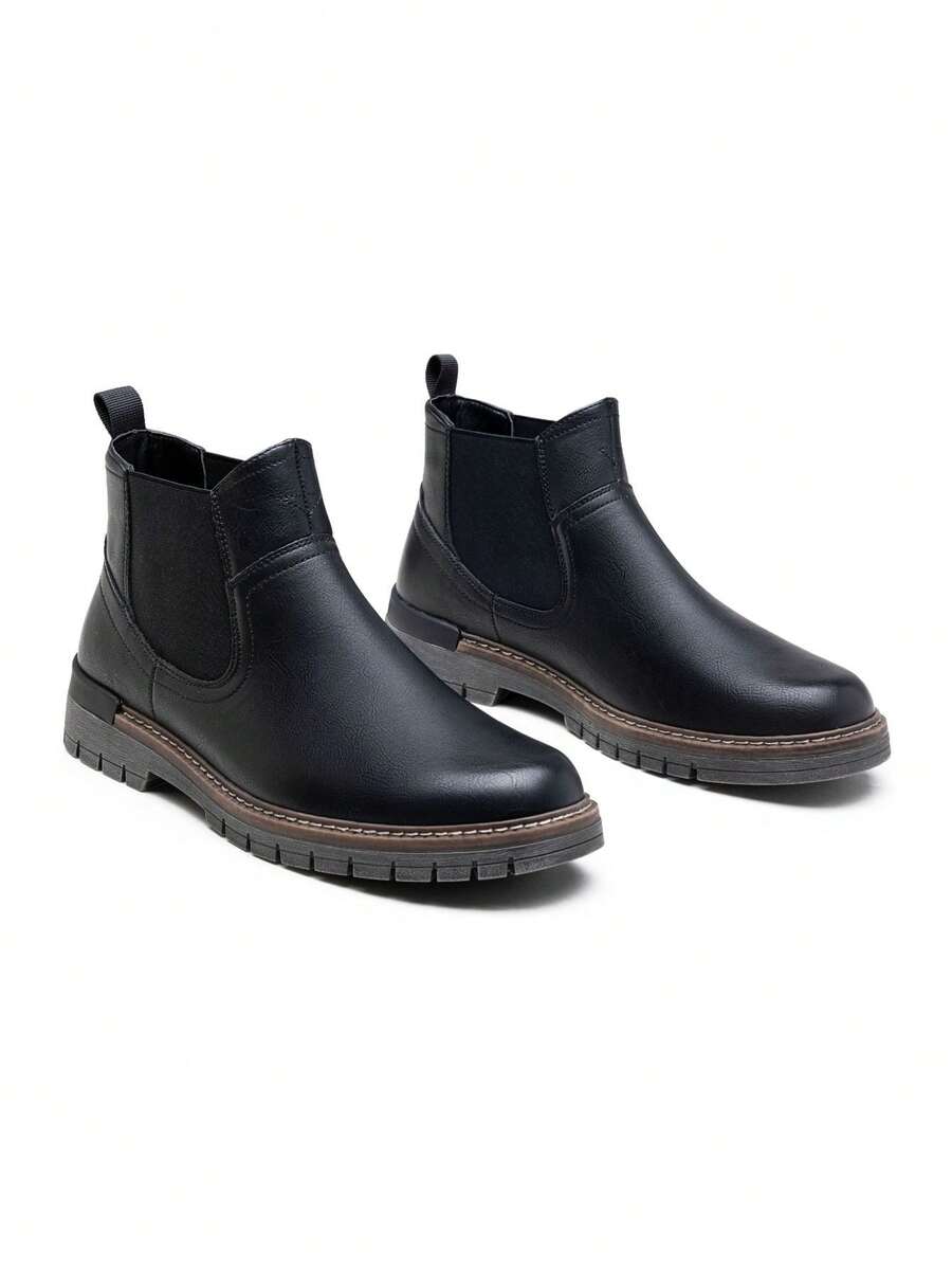Men's Smart Leather Ankle Boots