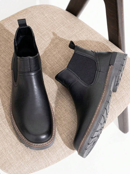 Men's Smart Leather Ankle Boots