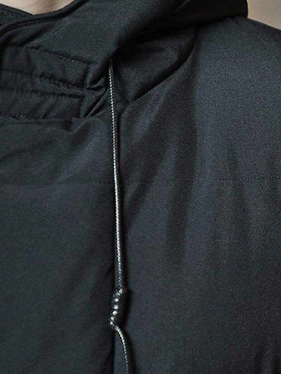 Classic Black Hoodie Coat
