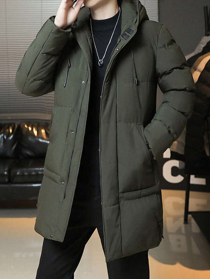 Classic Black Hoodie Coat