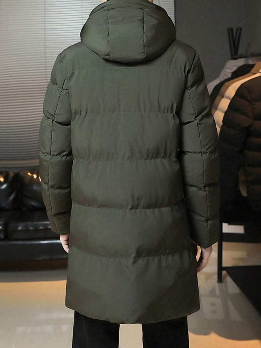 Classic Black Hoodie Coat