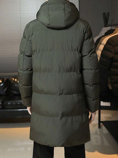 Classic Black Hoodie Coat