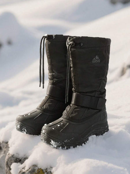 Insulated Snow Boots for Women Black