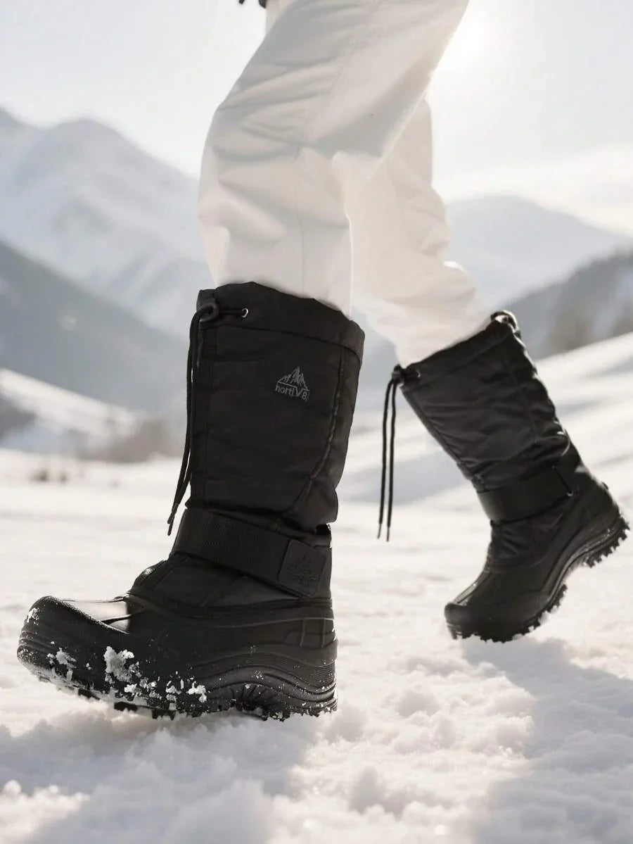Insulated Snow Boots for Women Black