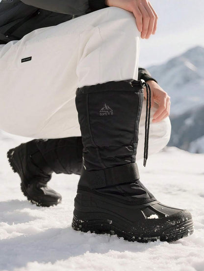 Insulated Snow Boots for Women Black