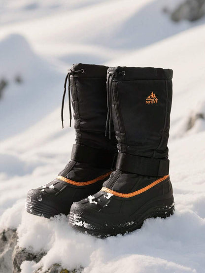 Insulated Snow Boots for Women Black
