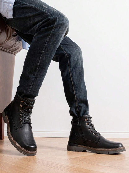 Comfortable Trekking Boots with Side Zipper