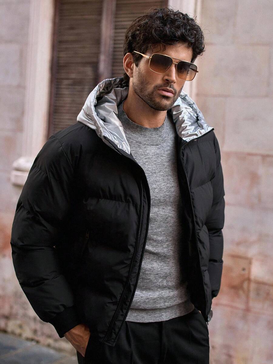 Warm Insulated Fleece Hoodie Jacket