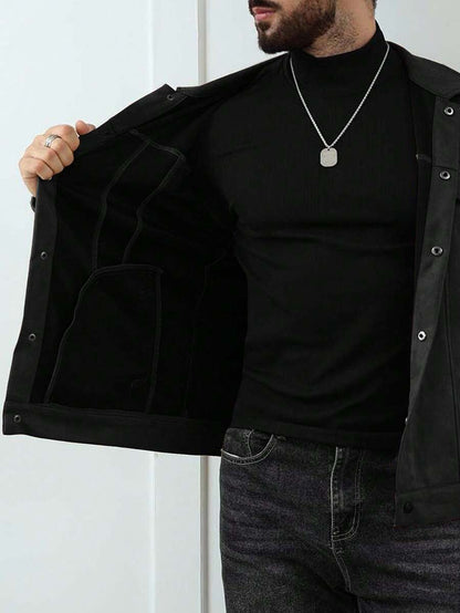 Relaxed Fit Fleece Coat Brown