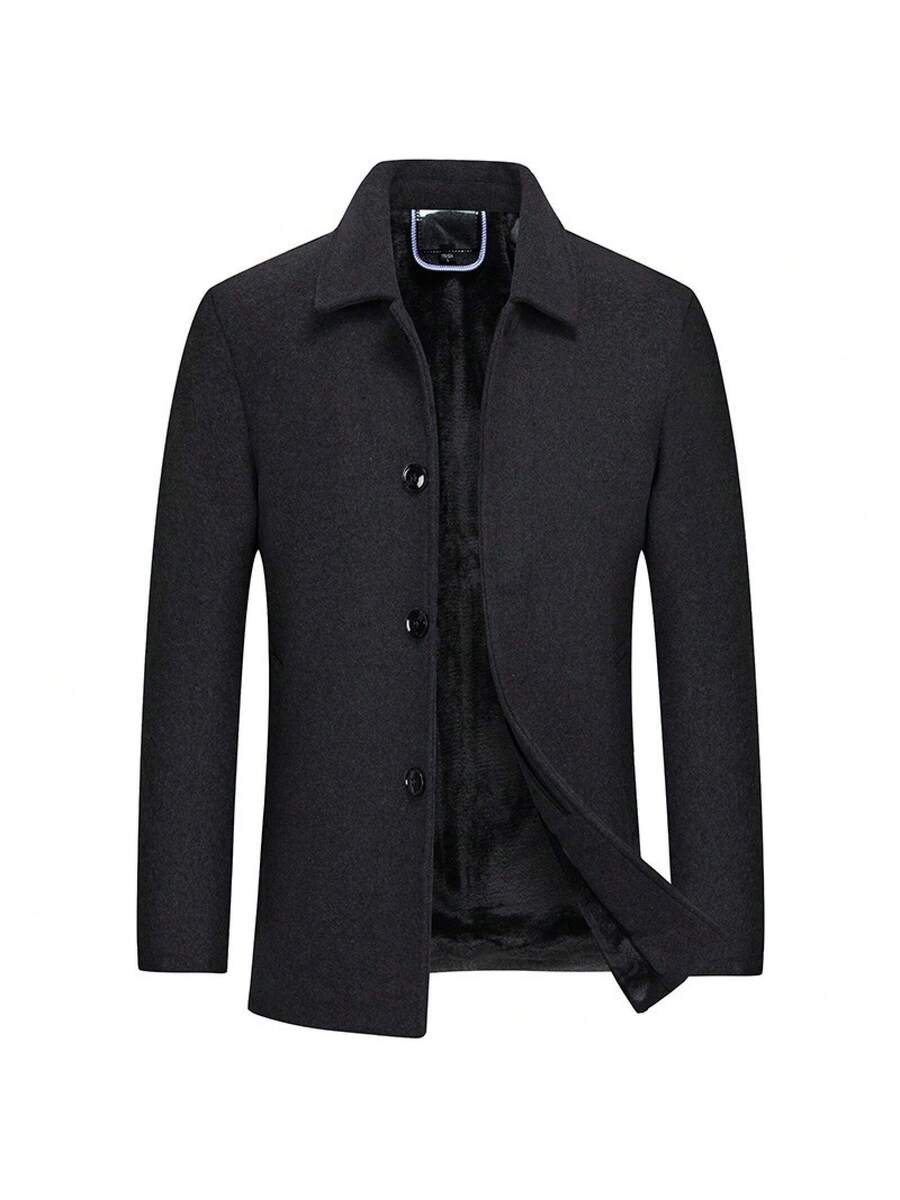 Classic Charcoal Wool Jacket