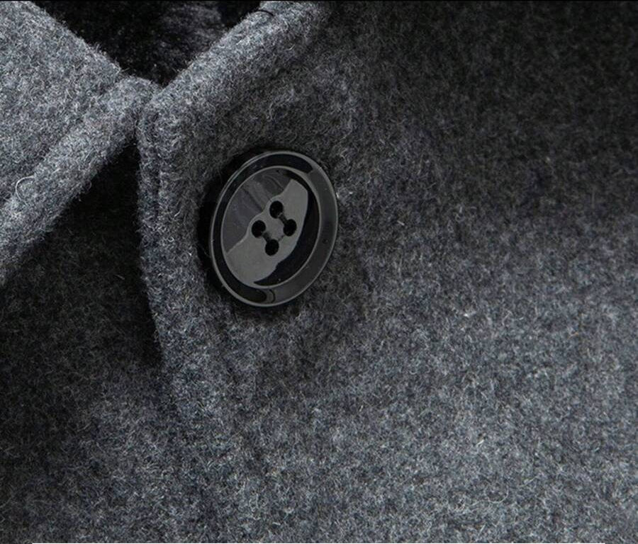 Classic Charcoal Wool Jacket