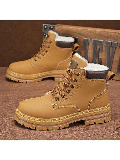 Warm Grey Snow Boots
