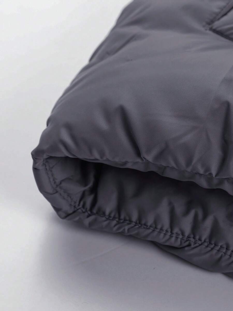 Comfortable Insulated Khaki Coat