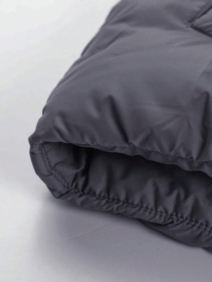 Comfortable Insulated Khaki Coat