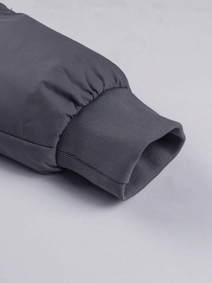 Comfortable Insulated Khaki Coat