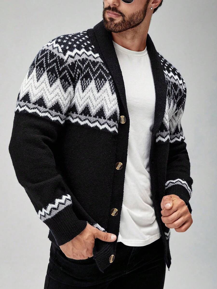 Cozy Cable Knit Sweater Cardigan