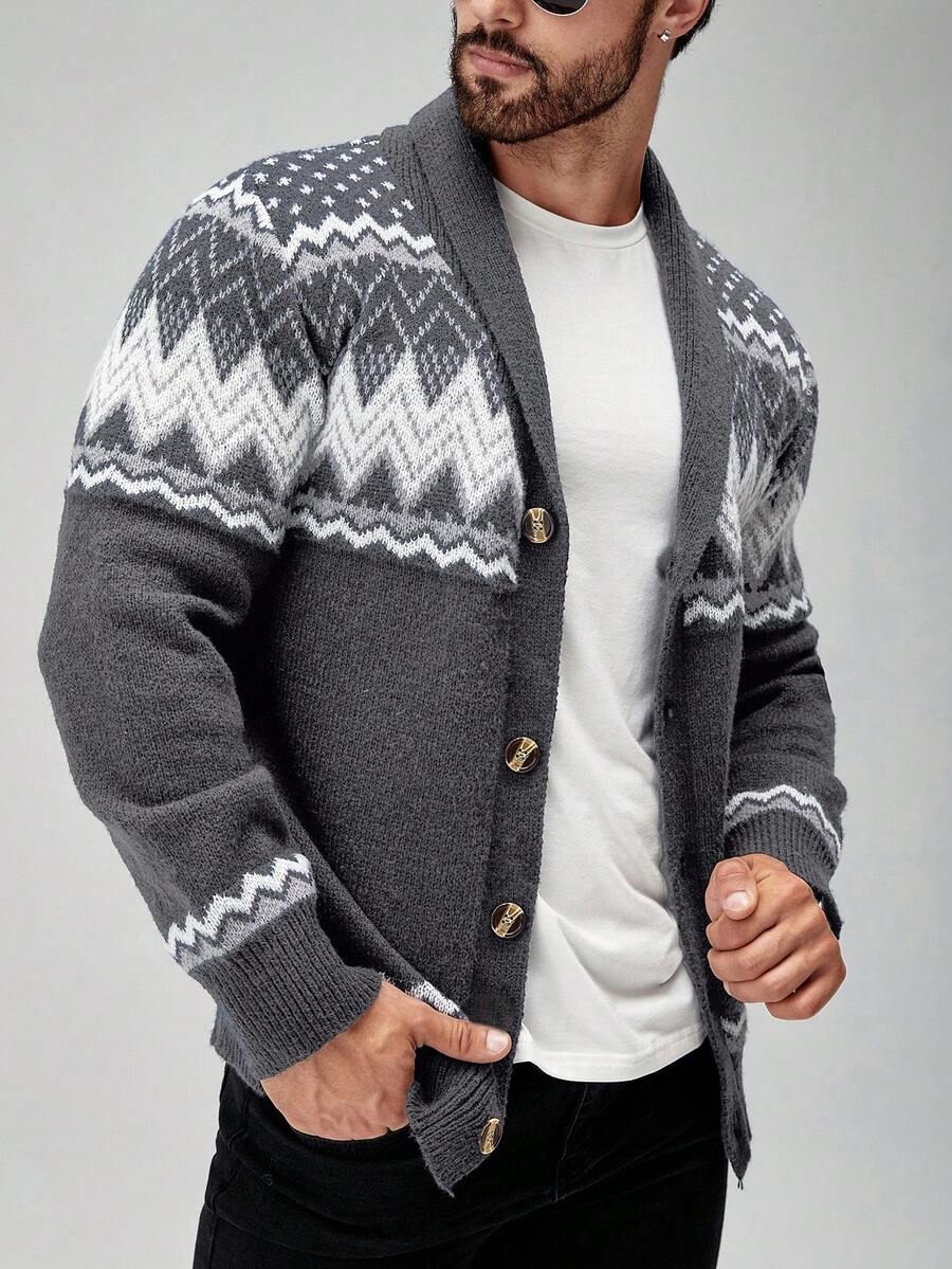 Cozy Cable Knit Sweater Cardigan
