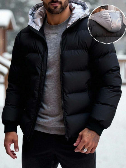 Warm Insulated Fleece Hoodie Jacket