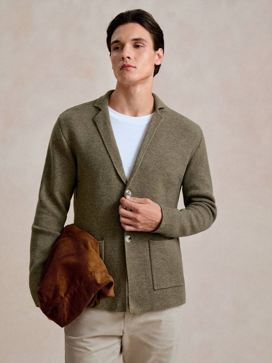 Relaxed Fit Mens Sweater Multicolor