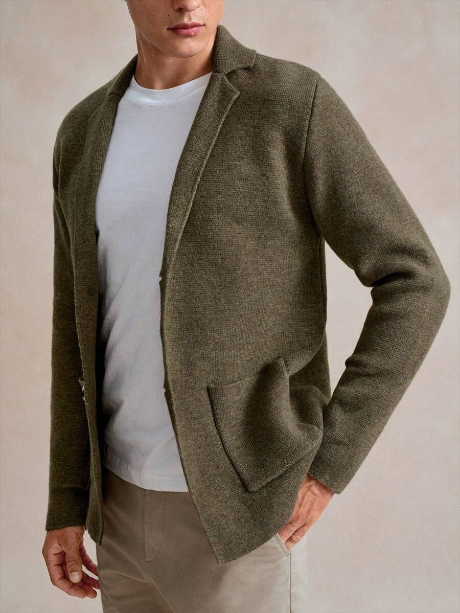Relaxed Fit Mens Sweater Multicolor