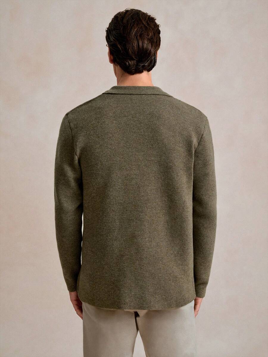 Relaxed Fit Mens Sweater Multicolor