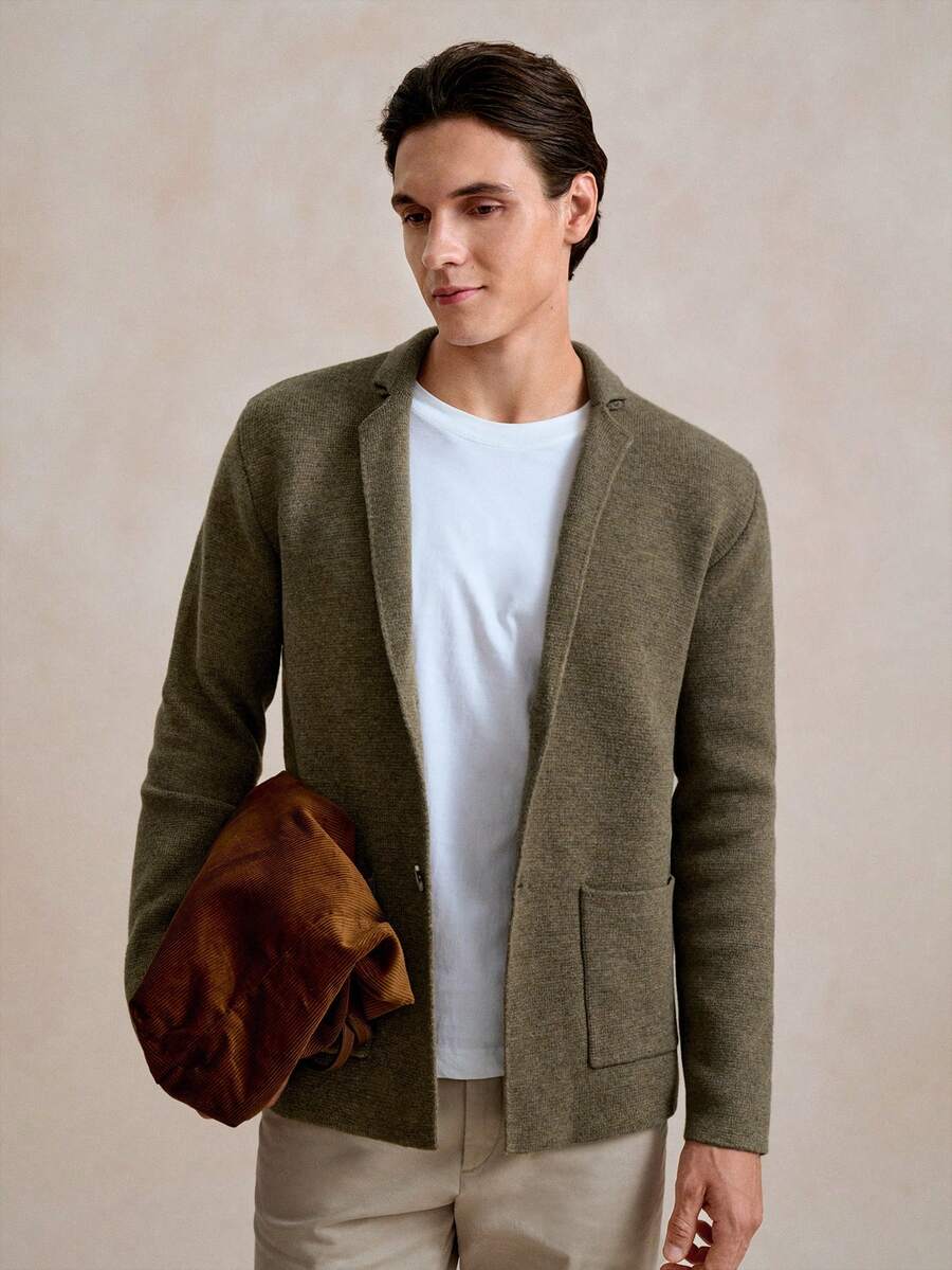 Relaxed Fit Mens Sweater Multicolor