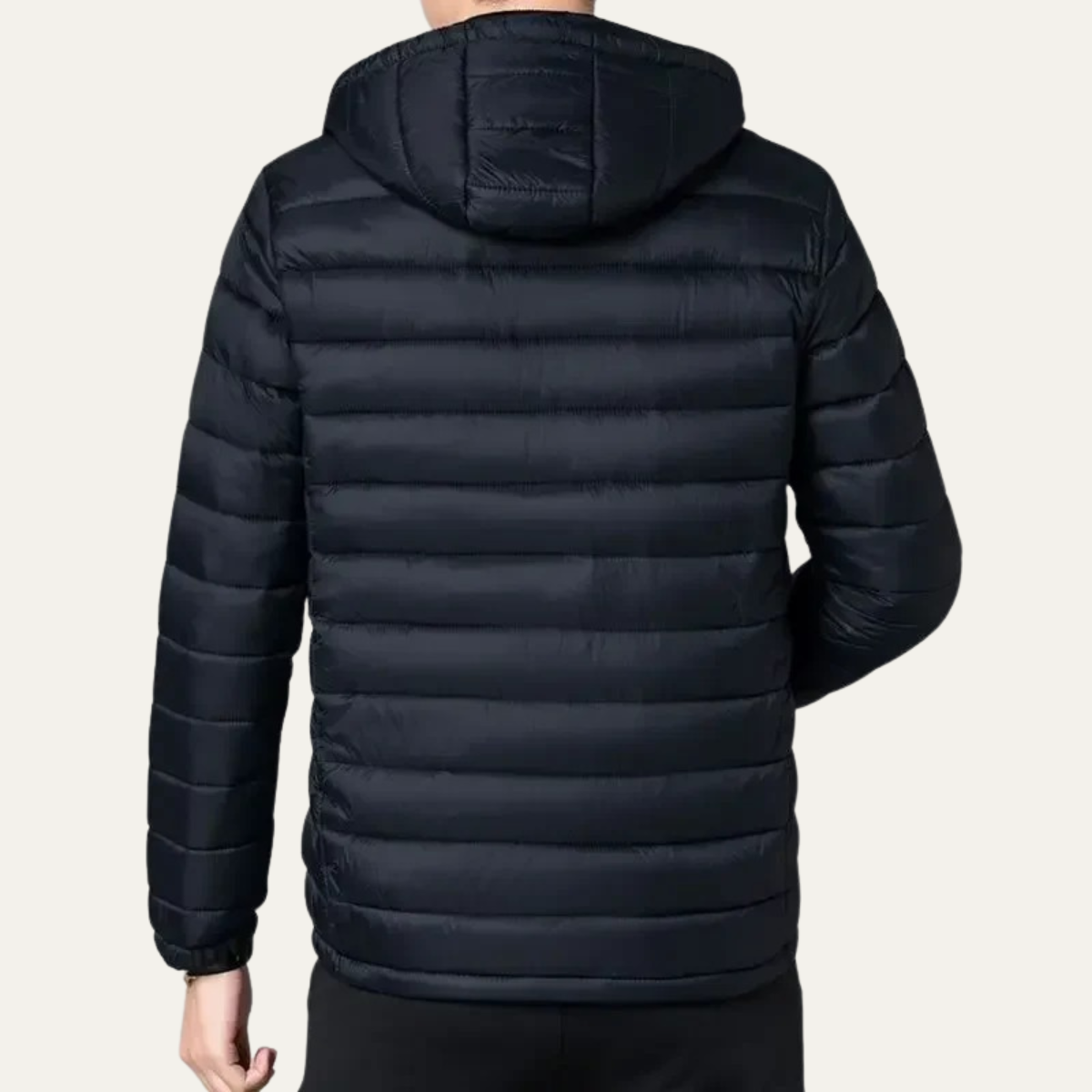 Slim Fit Men's Water Resistant Quilted Puffer Coat
