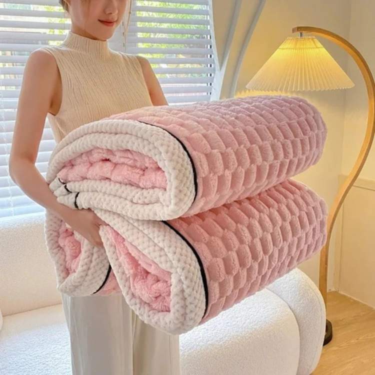 Plush Comfort Weighted Throw Blanket
