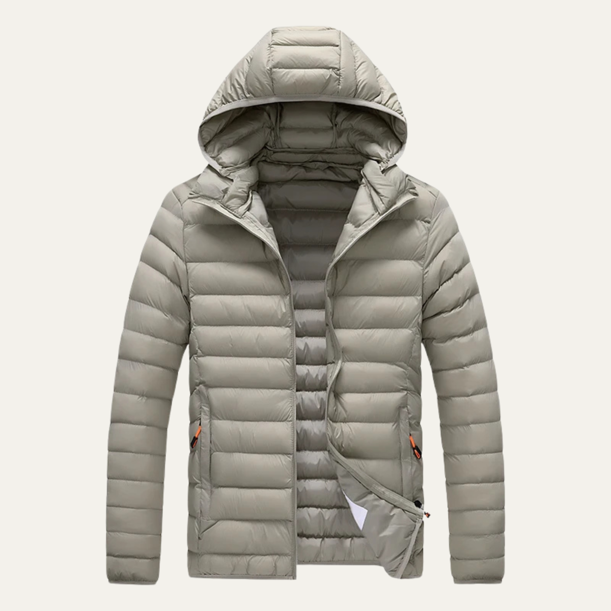 Warm Men's Insulated Hooded Down Parka Jacket