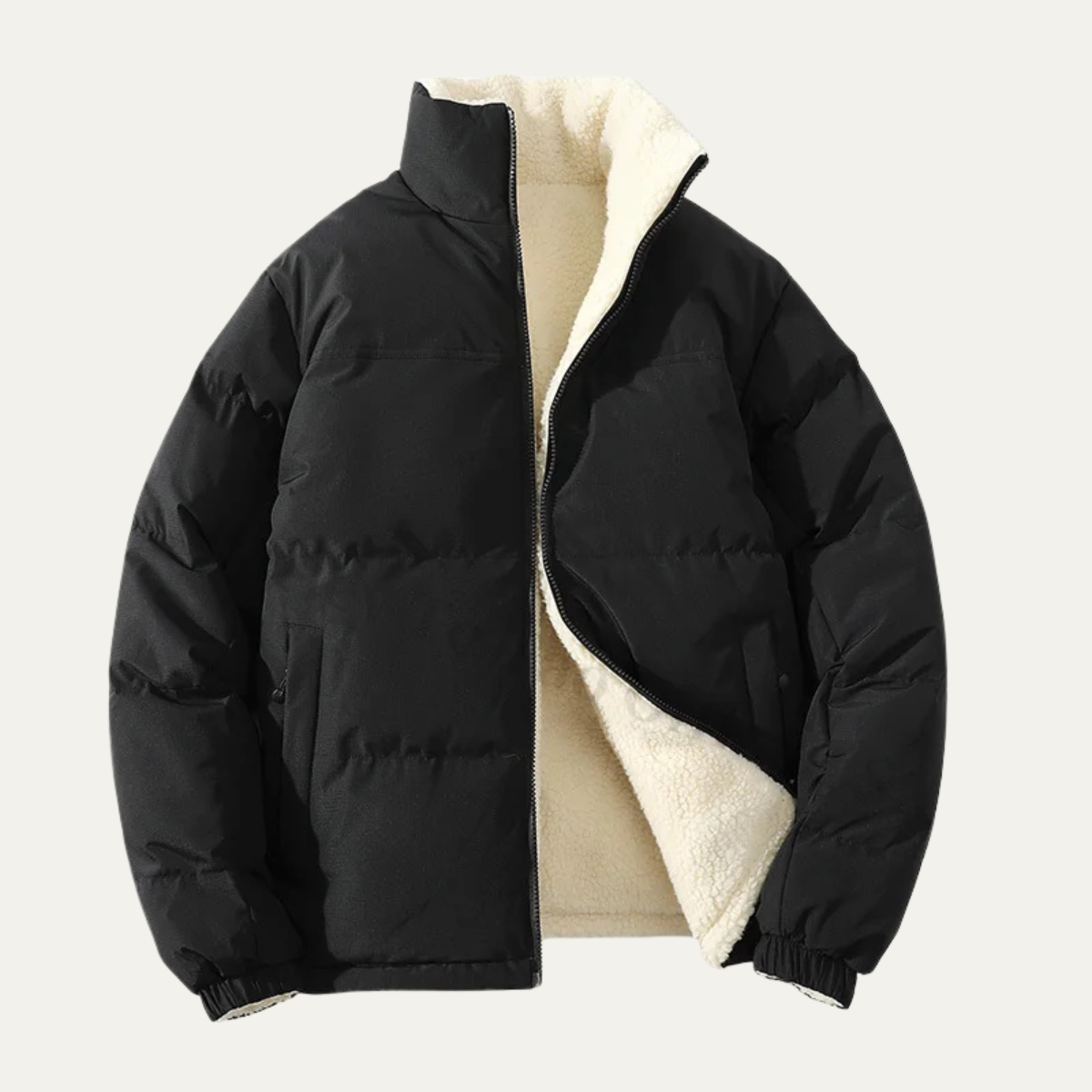 Thermal Reversible Mens Puffer Jacket Coat