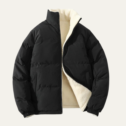 Thermal Reversible Mens Puffer Jacket Coat