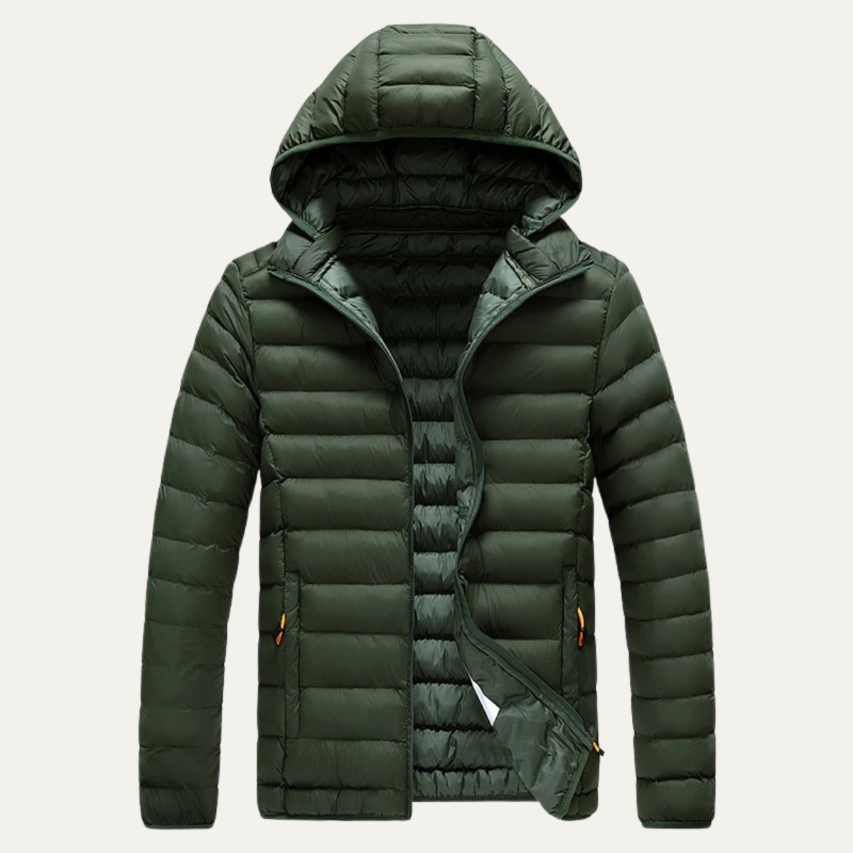 Warm Men's Insulated Hooded Down Parka Jacket