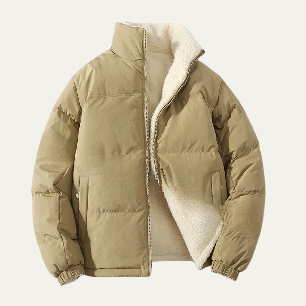 Thermal Reversible Mens Puffer Jacket Coat