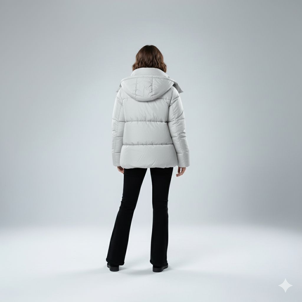 Warm Padded Parka Coat for Women