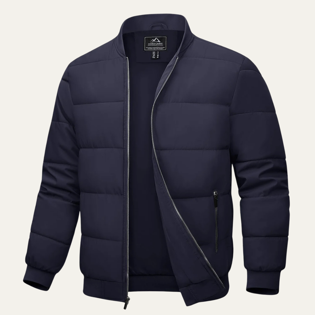 Slim Fit Quilted Men's Puffer Coat
