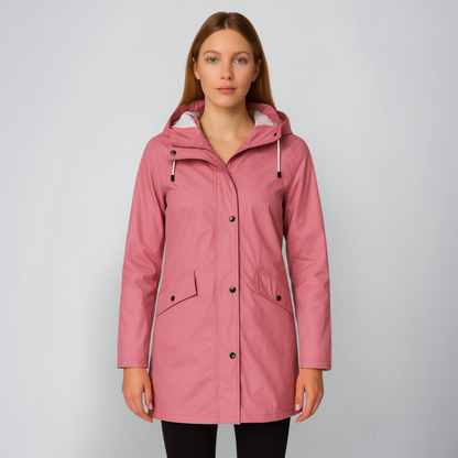 Women's Waterproof Hooded Rain Jacket