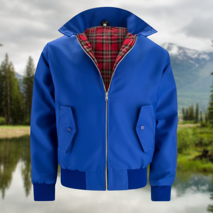 Men's Vintage Zip Up Bomber Jacket