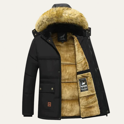 Warm Thick Faux Fur Hooded Winter Coat