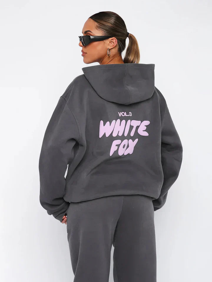 Pink Hoodie and Sweatpants Set for Women