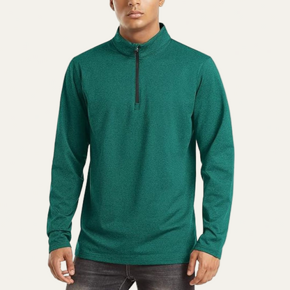 Performance Quarter Zip Neck Sports Shirt