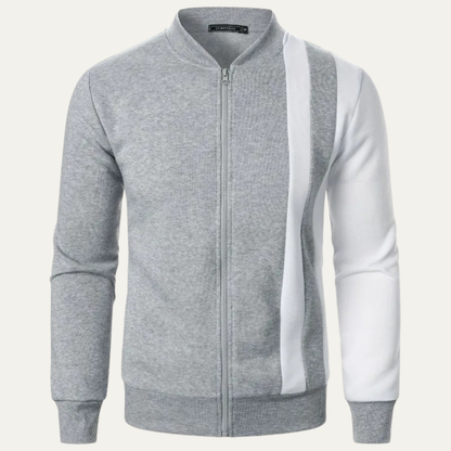 Men's Bright Colourblock Zipper Jacket