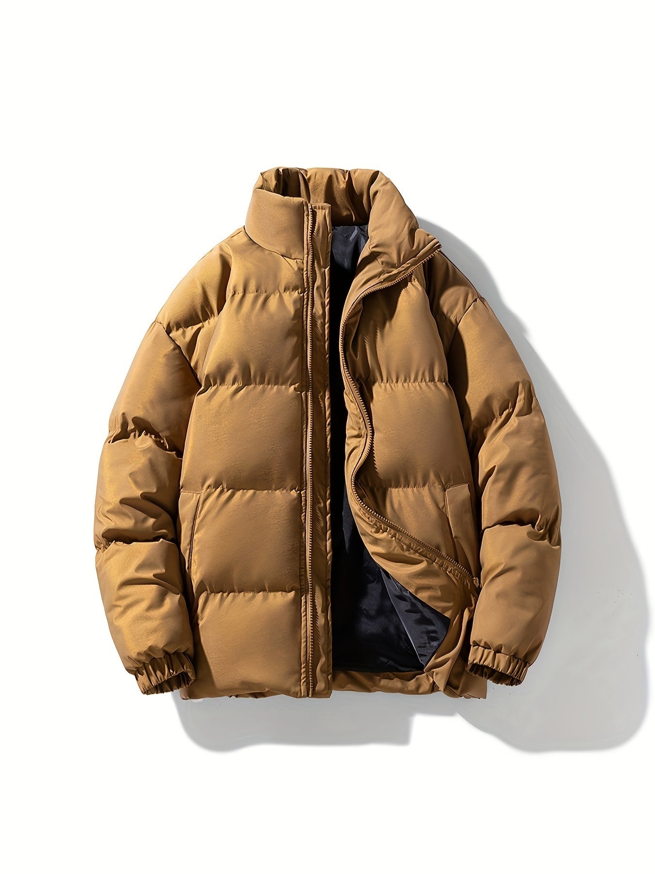 Warm Waterproof Mens Insulated Jacket with Pockets - OutfitLondon