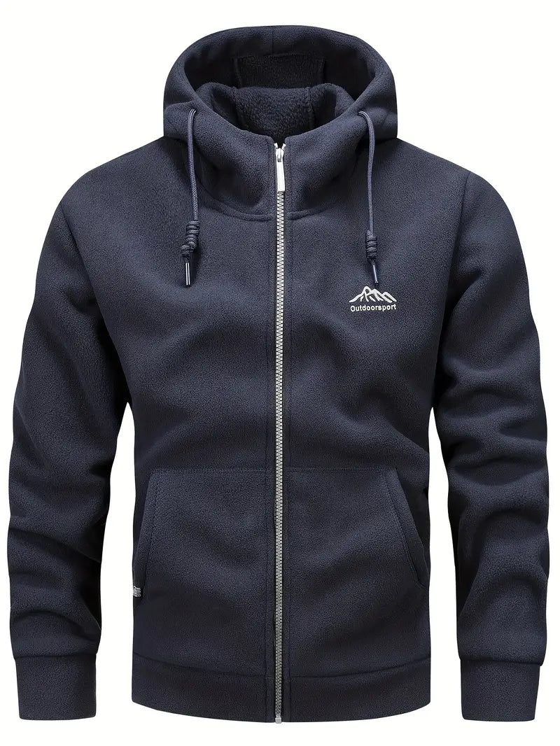 Men's Cozy Fleece Hooded Winter Jacket