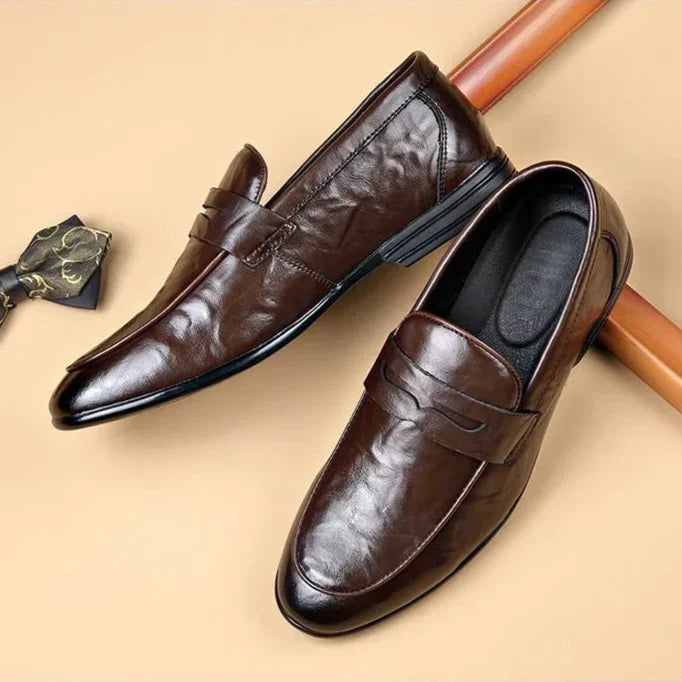 Authentic Premium Leather Slip On Shoe