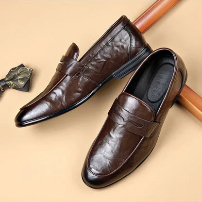 Authentic Premium Leather Slip On Shoe