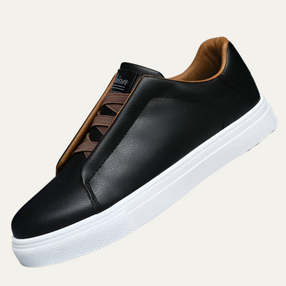 Vintage Style Men's Genuine Leather Sneakers