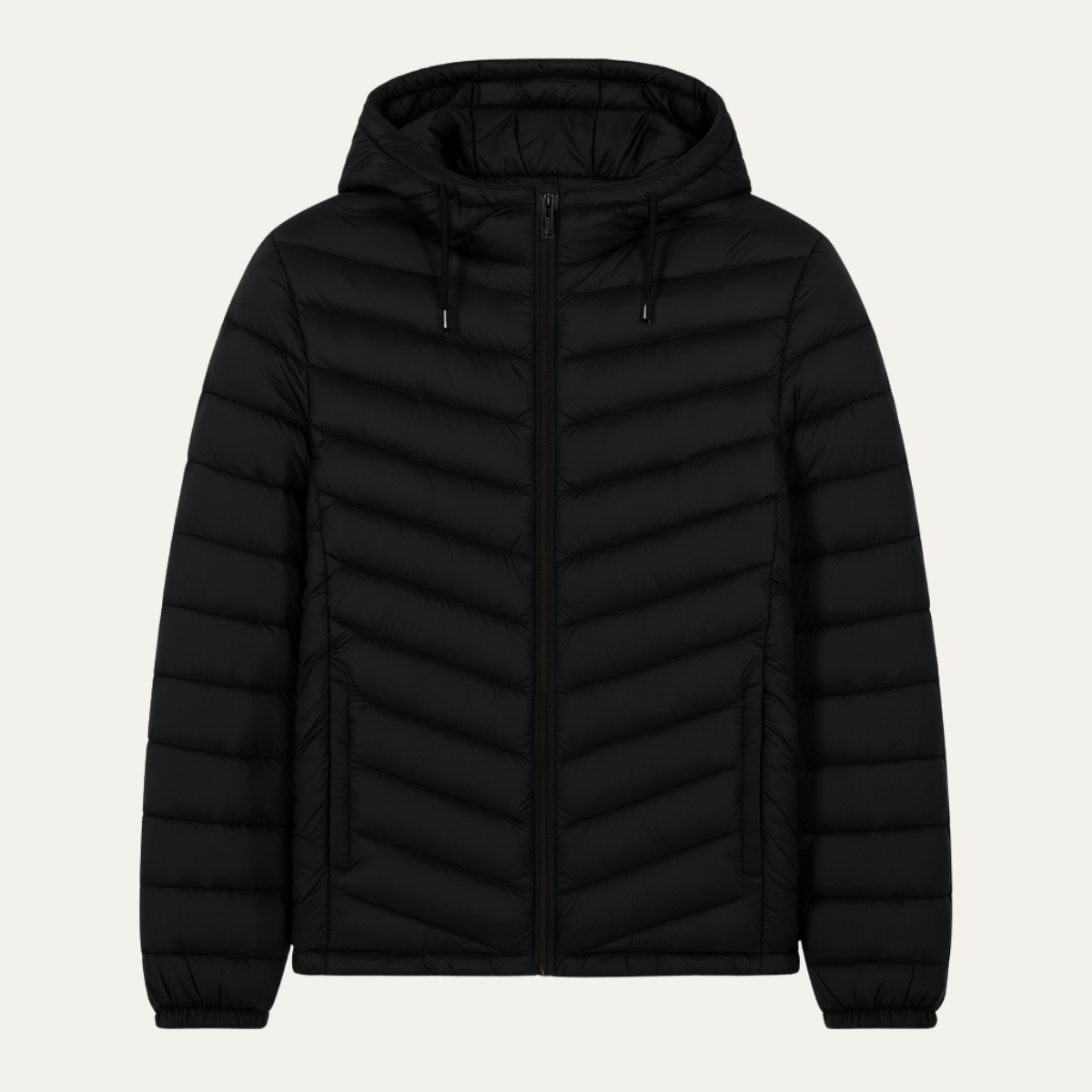 Slim Fit Men's Water Resistant Quilted Puffer Coat - OutfitLondon